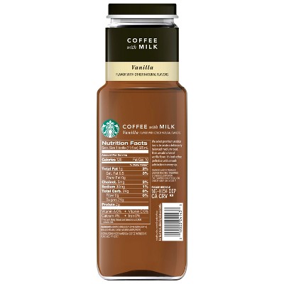 Starbucks Iced Coffee Vanilla Drink - 11 Fl Oz Glass Bottle thumbnail