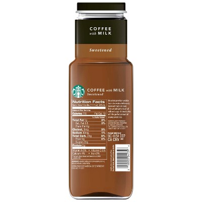 Starbucks Iced Coffee Drink - 11 Fl Oz Glass Bottle thumbnail