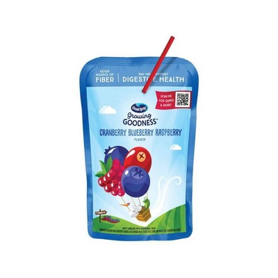 Ocean Spray Growing Goodness Cranberry Blueberry Raspberry Digestive Health Juice Drink - 8pk/6 Fl Oz Pouches thumbnail