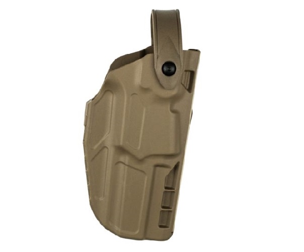 Safariland 7287-832-551 SLS Low Level II Glock 17/22 Dark Earth RH Duty Holster