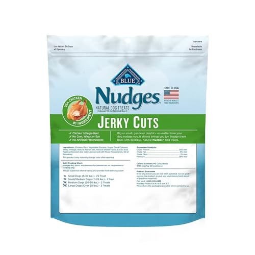 Blue Buffalo Nudges Jerky Cuts Natural Dog Treats - Chicken, 40 Oz thumbnail