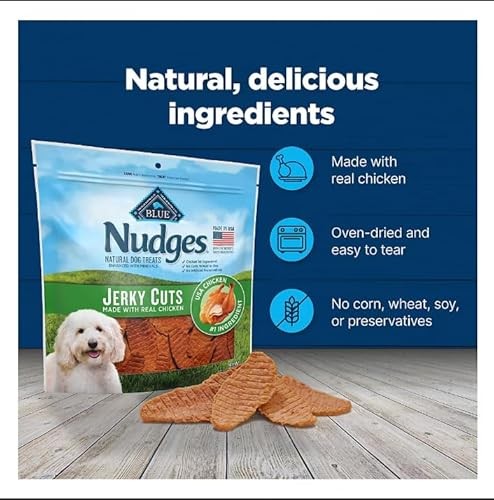 Blue Buffalo Nudges Jerky Cuts Natural Dog Treats - Chicken, 40 Oz thumbnail