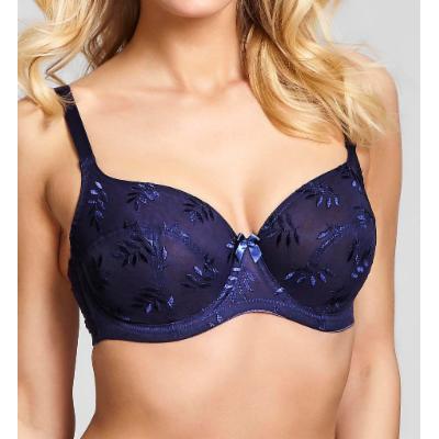Panache Women's SuperBra Tango II Underwire Balconnet Bra in Blue | Plus Size 36J | HerRoom.com