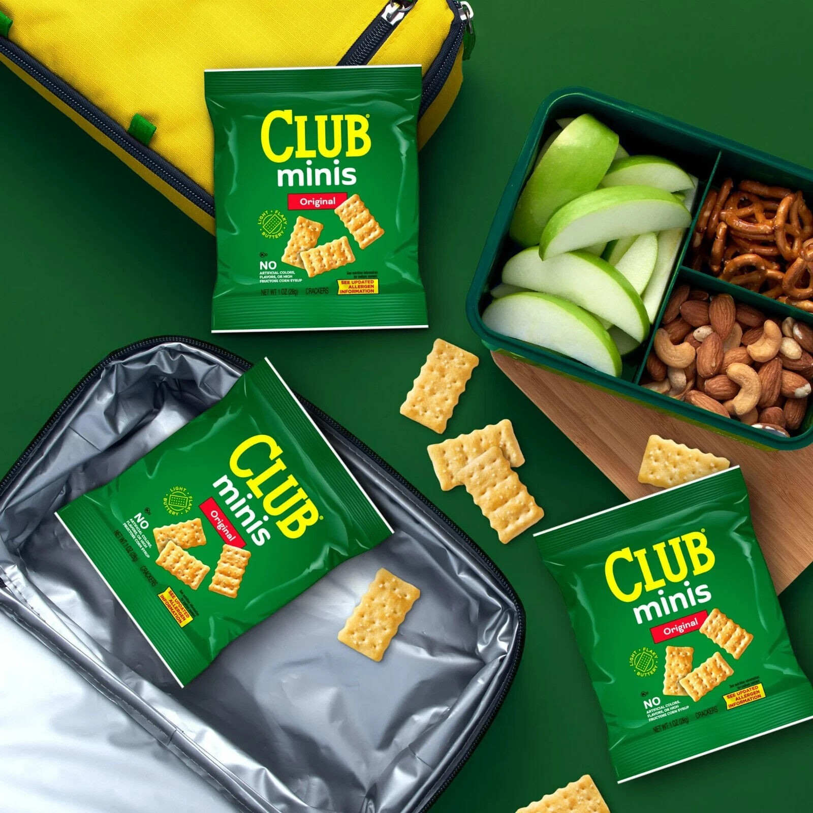 Club Minis Original Mini Crackers, Lunch Snacks, 12 Count thumbnail
