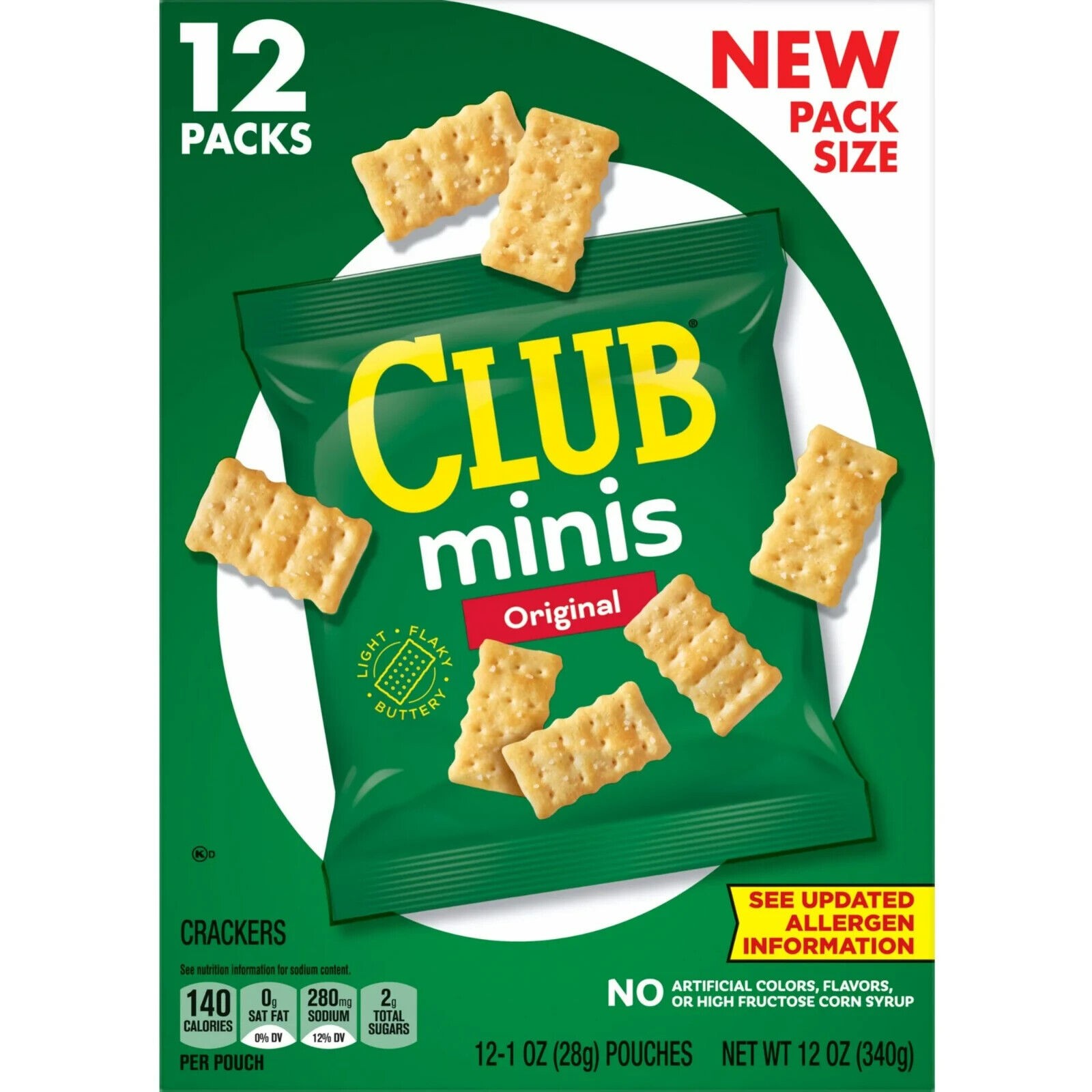 Club Minis Original Mini Crackers, Lunch Snacks, 12 Count thumbnail