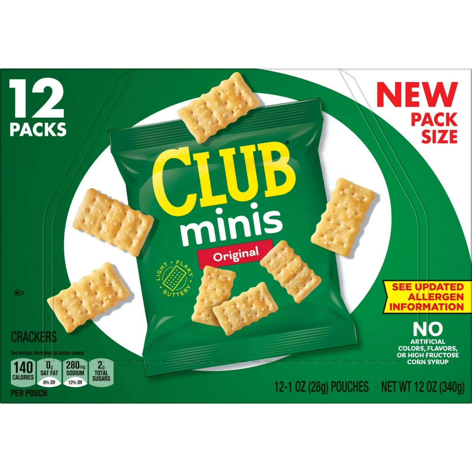 Club Minis Original Mini Crackers, Lunch Snacks, 12 Count thumbnail