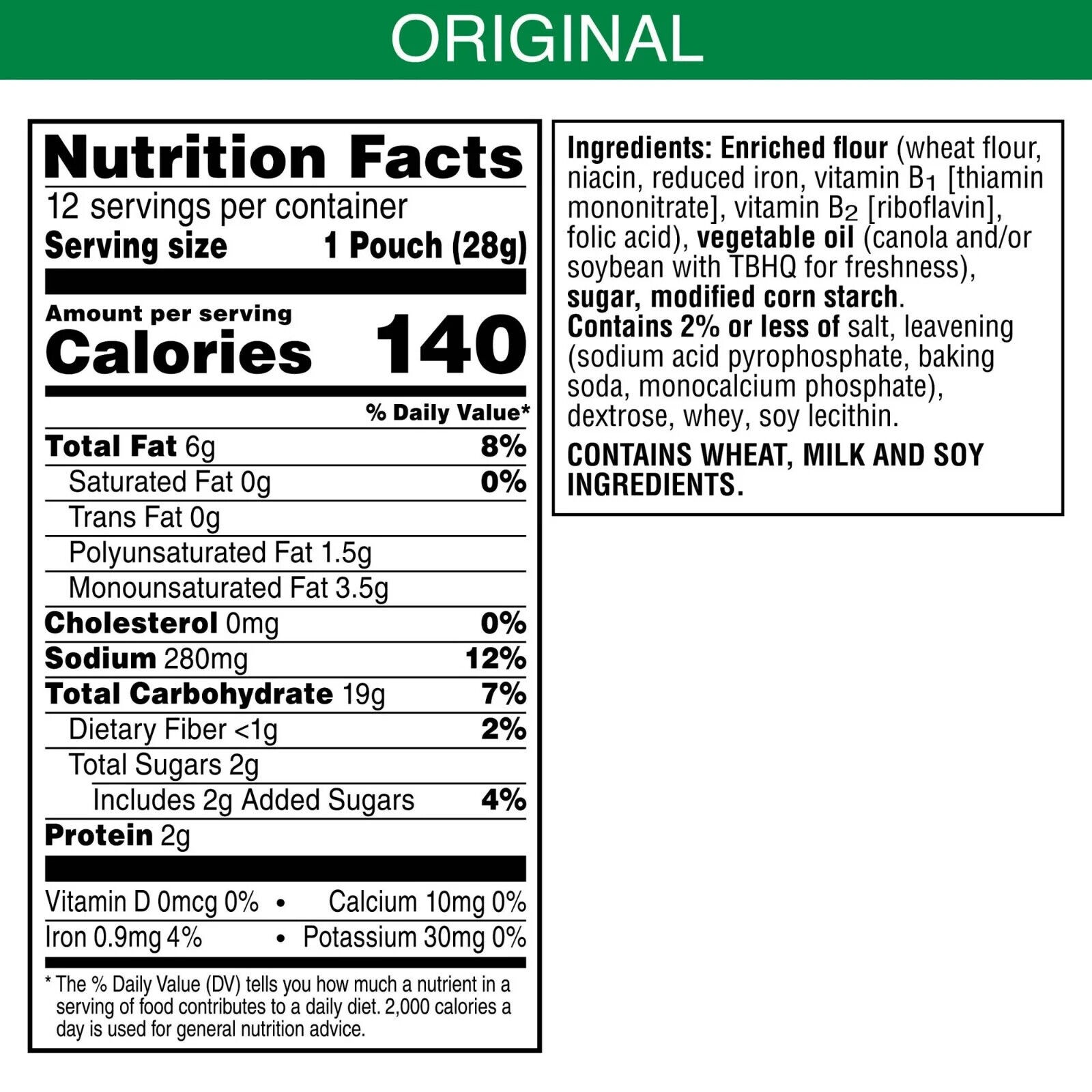 Club Minis Original Mini Crackers, Lunch Snacks, 12 Count thumbnail