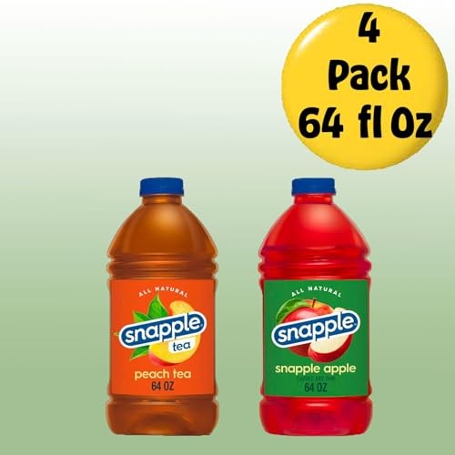 Snapple Variety Pack All Natural Fruit Juice 64 Fl Oz Plastic Bottle 4 Pack thumbnail