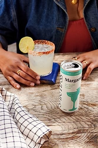 SPIRITLESS Margarita, Non-Alcoholic Pour-Over Cans, Ready to Drink or Mocktail & Cocktail Mixer, Vegan, 80 Calories, 8.45 Fl Oz Cans (12 Pack) thumbnail
