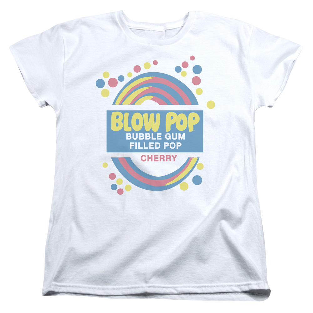 Tootsie Roll Chocolate Candy Blow Pop Label Vintage Style Women S T-shirt Tee