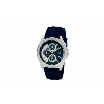 Men's M Milano Expressions Silicon Band Watch Style 4722 Blue