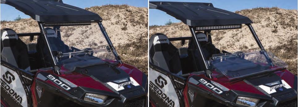 Open Trail WEST120-0036 Folding Windshield