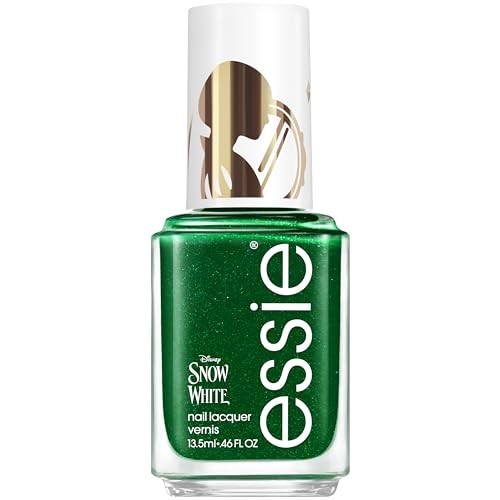 Essie Salon-quality Nail Polish Vegan  Disney's Snow White  Green  Seize the Crown  0.46 Fl Oz