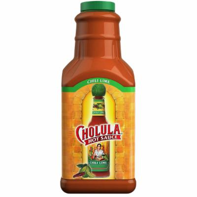 Cholula Chili Lime Hot Sauce  64 Fl Oz