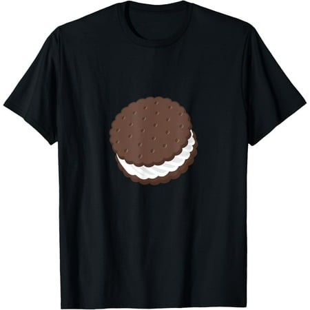 Ice Cream Sandwich Chocolate Cookie Vanilla Filling T-Shirt