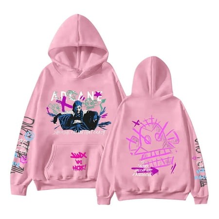 Clearance 2025 Jinx Cosplay Jinx Cosplay Jinx Sweater Arcane Hoodie Arcane League of Legends League of Legends Arcane Hoodie League of Legends Arcane 