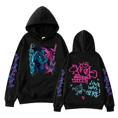 Clearance 2025 Arcane Jinx League of Legends Arcane Hoodie League of Legends Arcane Hoodie Arcane Merch Jinx Hoodie Arcane Sweatshirt Arcane Shirt Jin