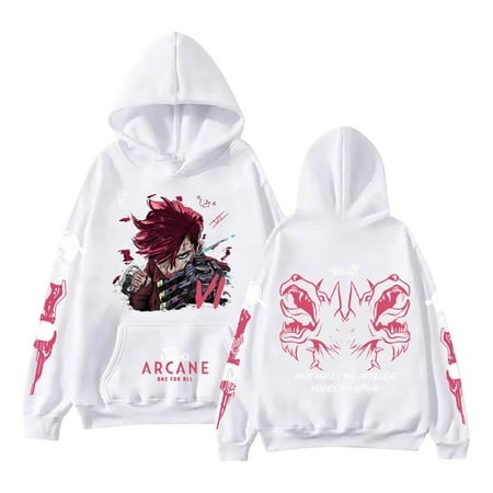 Clearance 2025 Arcane Jinx Hoodie League of Legends Jinx Arcane Hoodie Jinx Top League of Legends Arcane Merch League of Legends Shirt Arcane League o
