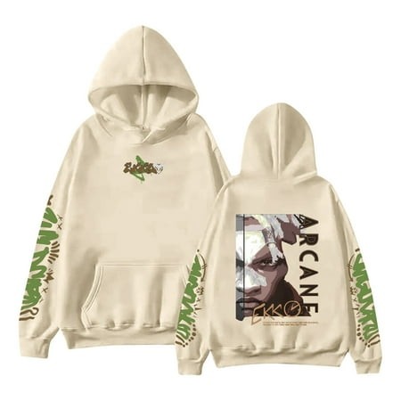 Clearance 2025 Arcane Hoodies League of Legends Jinx Arcane Hoodie Arcane League of Legends Women S Top Arcane Jinx Figure League of Legends League of