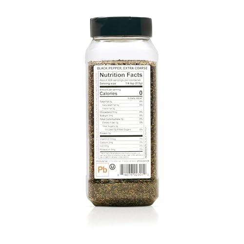 Spiceology - Extra Coarse Ground Black Pepper - Bulk Pepper for Home Cooks, Chefs, and Professional Kitchens - 16 Oz thumbnail