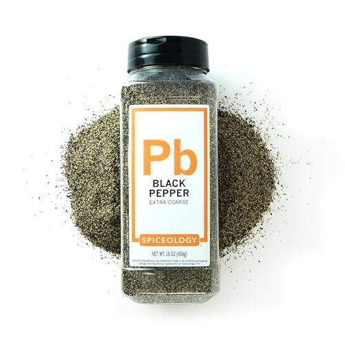 Spiceology - Extra Coarse Ground Black Pepper - Bulk Pepper for Home Cooks, Chefs, and Professional Kitchens - 16 Oz thumbnail