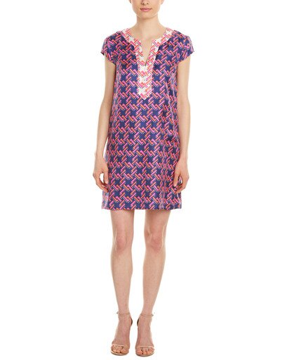 Julie Brown Womens Silk Tunic Dress
