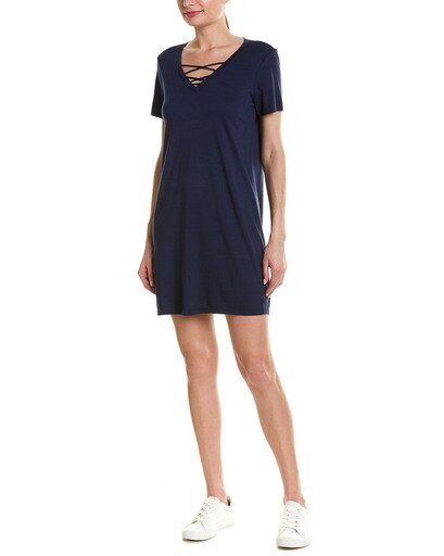 Michael Stars Lace-up Shift Dress
