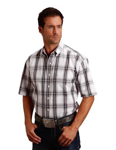 Teton Wetern Hirt Men / Button Ombre 11-002-0579-0490 BL