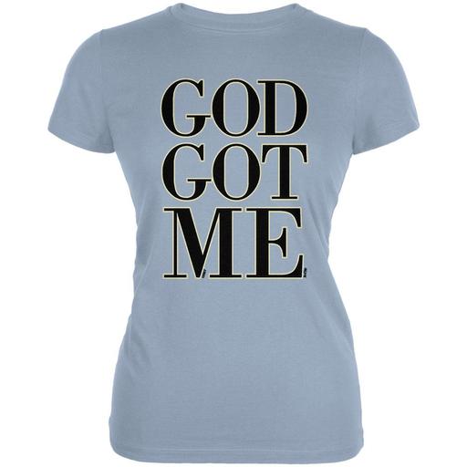 God Got Me Juniors Soft T Shirt Mint SM