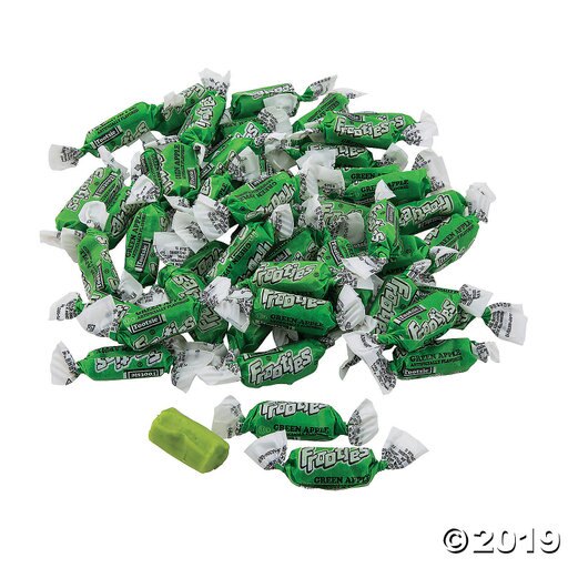 Green Apple Mini Tootsie Roll® Frooties® Chewy Fruit Candy  Edibles  Wedding  360 Pieces