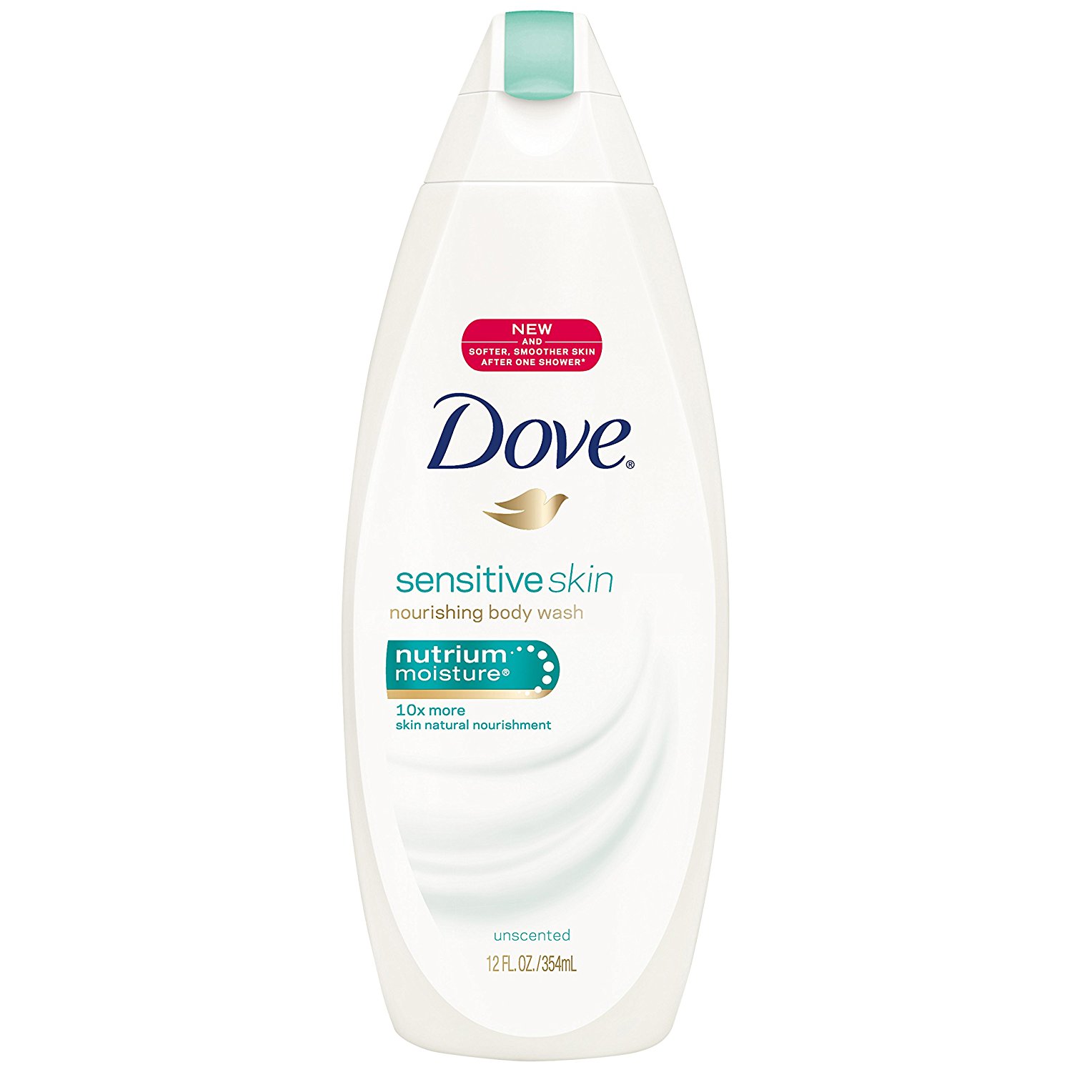 Dove Sensitive Skin Liquid Body Wash Hypoallergenic & Sulfate Free  11 Oz