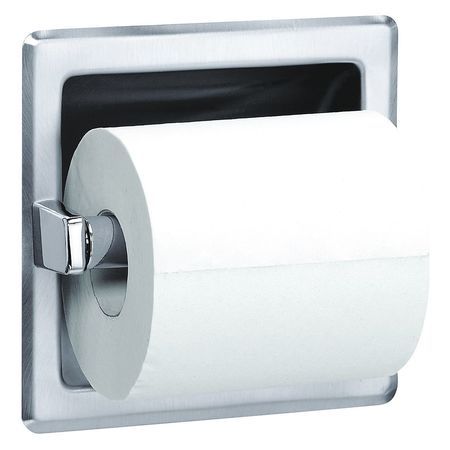 BRADLEY 5104-550000 Toilet Tissue Disp, Recess