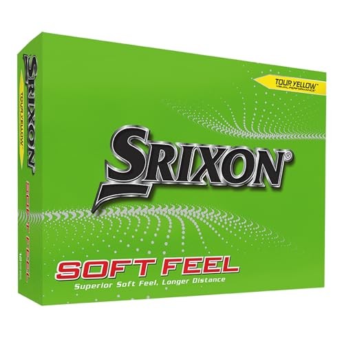 Photo 1 of ** Single  TEST ON PARTIAL SET **  Play the next round with the SRIXON Soft Feel Golf Balls 12-Pack. Their 2-piece construction provides a soft feel. The 338-dimple reduces drag, and their ionomer cover enhances durability. The polyurethane core increases