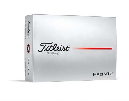 Photo 1 of TITLEIST 2025 PRO V1x GOLF BALLS - WHITE - 1 Dozen 