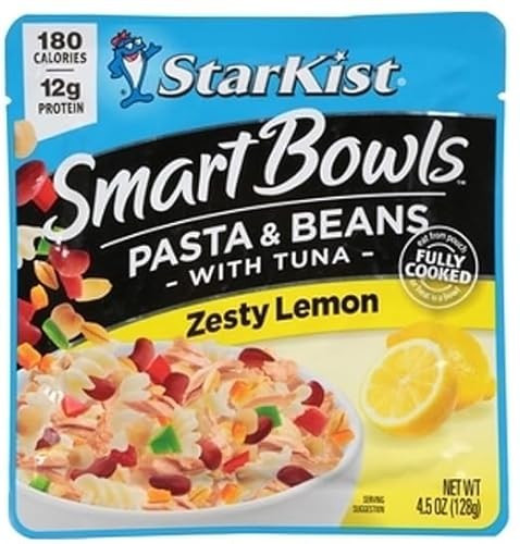 Starkist Tuna Bowls, Fully Cooked, Bundle with Tomato Basil Barley & Beans, Zesty Lemon Quinoa & Beans, Spicy Pepper Rice & Beans, and Latin Citus Her thumbnail