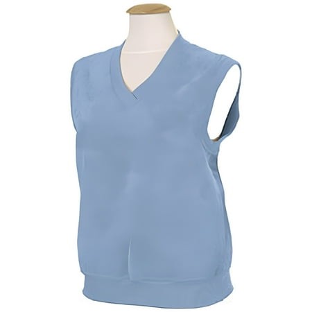 Monterey Club Ladies Solid Suede Peached V-Neck Sleeveless Vest #2723