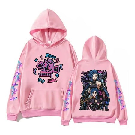 Clearance 2025 Jinx Arcane Arcane League of Legends Arcane League of Legends League of Legends Jinx Arcane Hoodie Arcane League of Legends League of L