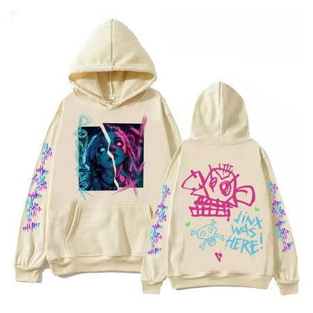 Clearance 2025 League of Legends League of Legends League of Legends Arcane Shirt Jinx Cosplay League of Legends Jinx Arcane Hoodie League of Legends 