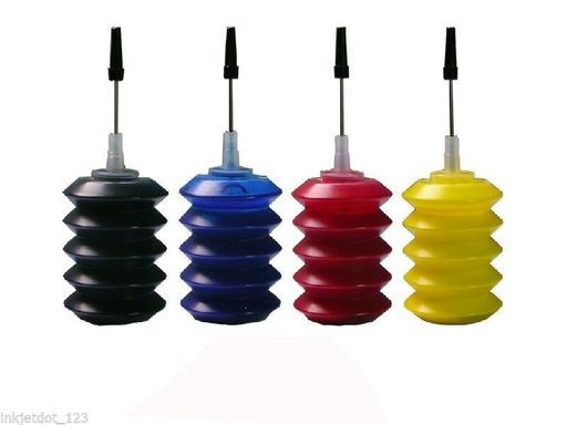 4x30ml Pigment Refill Ink for Epson T200 WorkForce WF-2520 WF-2530 WF-2540