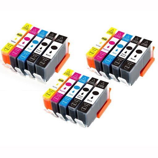 15 PK Ink Cartridge Set W/ V2 Chip for 564 564XL Photosmart 7510 7515 7520 7525