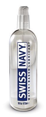 Gift Set of Swiss Navy Water Based Lube 16 Oz and a Tube If Anal-Ese Cream 1.5 Oz. (Cherry Flavored)