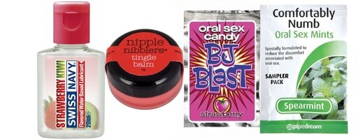 Swiss Navy Flavors Water-Based Lubricant - Strawberry Kiwi - 20 Ml Plus Nibbler Samples