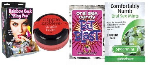 Rainbow Cock Ring Pop - 12 Piece Display Plus Nibbler Samples