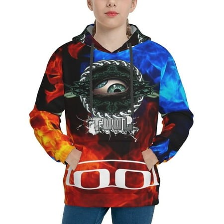 Tool Band Youth Hoodies 3D Print Pullover Hooded Sweatshirt Unisex Casual Sweater Tops Blouse Long Sleeve Kids Hoodie X-Large