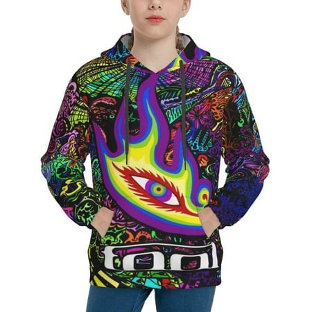 Tool Band Youth Hoodies 3D Print Pullover Hooded Sweatshirt Unisex Casual Sweater Tops Blouse Long Sleeve Kids Hoodie X-Large