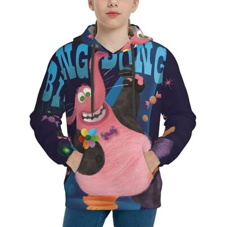 Inside Out Youth Hoodies 3D Print Pullover Hooded Sweatshirt Unisex Casual Sweater Tops Blouse Long Sleeve Kids Hoodie X-Large