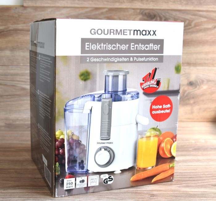 Entsafter Weiß Juicer Zitruspresse Orangen Saftpresse 250 W Von Gourmetmaxx