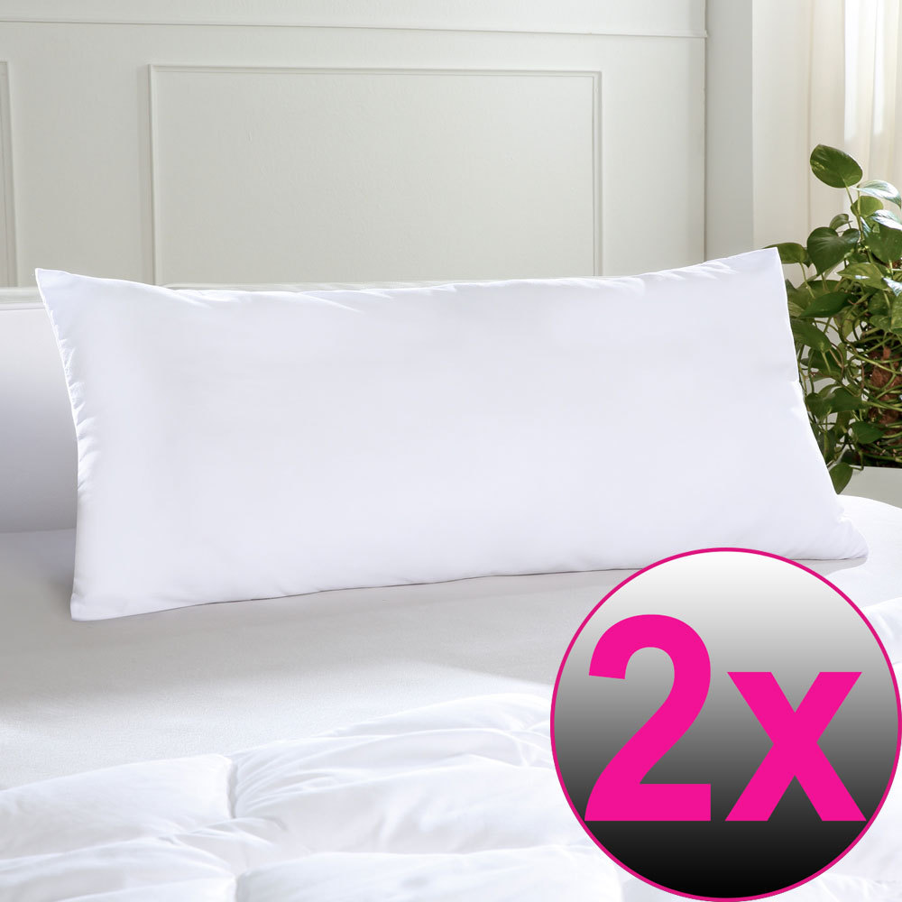 2er Set Microfaser Kopfkissen 40 X 80 Cm Kissen Weich Und Bequem Für Allergiker Geeignet Schlafkisse