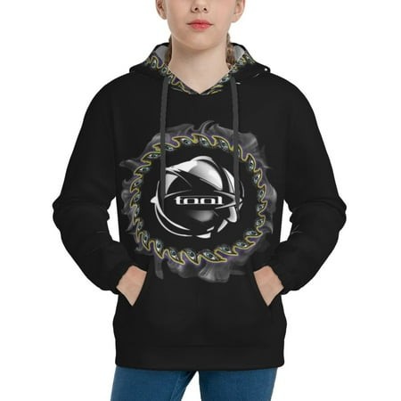 Tool Band Youth Hoodies 3D Print Pullover Hooded Sweatshirt Unisex Casual Sweater Tops Blouse Long Sleeve Kids Hoodie X-Large