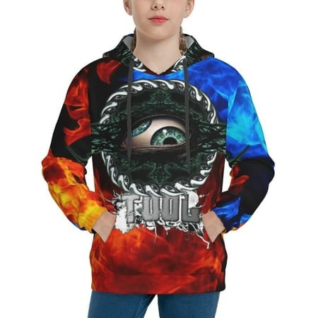 Tool Band Youth Hoodies 3D Print Pullover Hooded Sweatshirt Unisex Casual Sweater Tops Blouse Long Sleeve Kids Hoodie X-Large